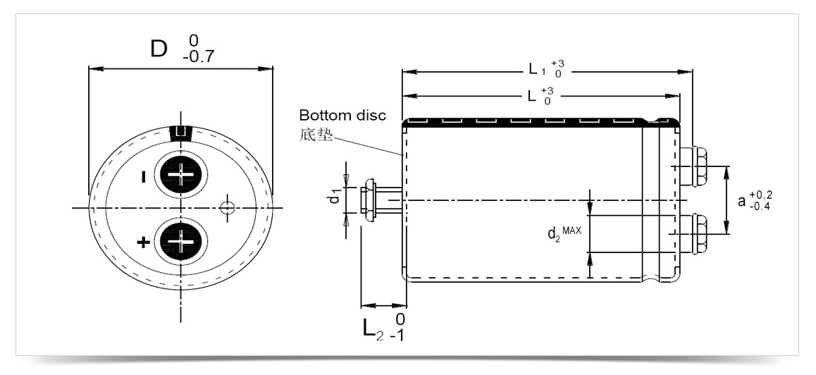 电解电容尺寸图 电解电容尺寸图